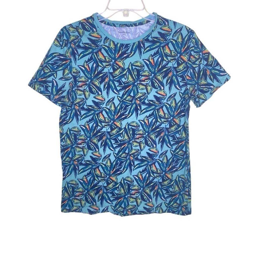 Goodfellow & Co Green Tropical Leaf Print T-Shirt Size M Medium